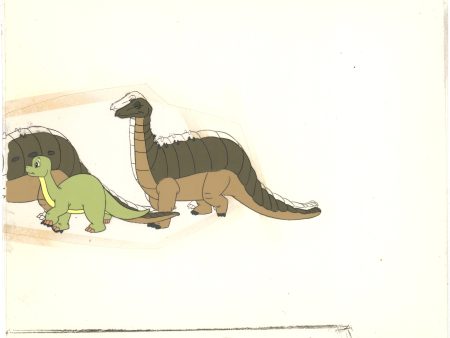 2 LOT of Dink the Little Dinosaur Production Animation Cels and Drawing (stuck) from Ruby Spears 1989-91 C916-17 Hot on Sale