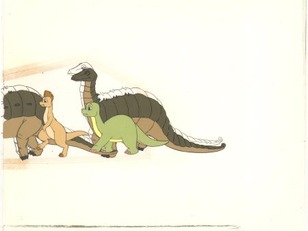 2 LOT of Dink the Little Dinosaur Production Animation Cels and Drawing (stuck) from Ruby Spears 1989-91 C914-15 Online Sale