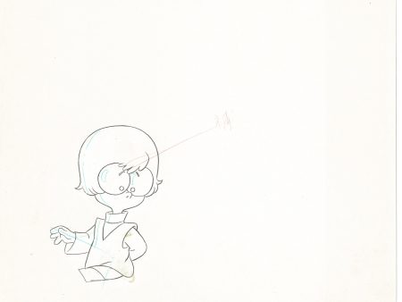 A Pup Named Scooby Doo Velma Hanna Barbera 1988-91 Production Animation Cel Drawing v6 For Cheap