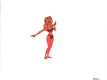 Wacky World of Tex Avery DIC Original Production Animation Cel of Bikini Girl 1997 A-B29 Online Hot Sale