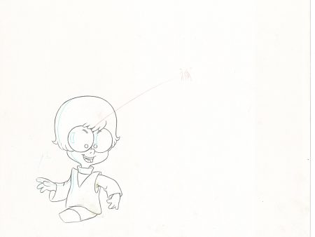 A Pup Named Scooby Doo Velma Hanna Barbera 1988-91 Production Animation Cel Drawing v2 For Cheap