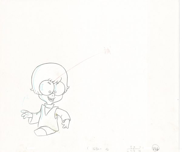 A Pup Named Scooby Doo Velma Hanna Barbera 1988-91 Production Animation Cel Drawing v2 For Cheap